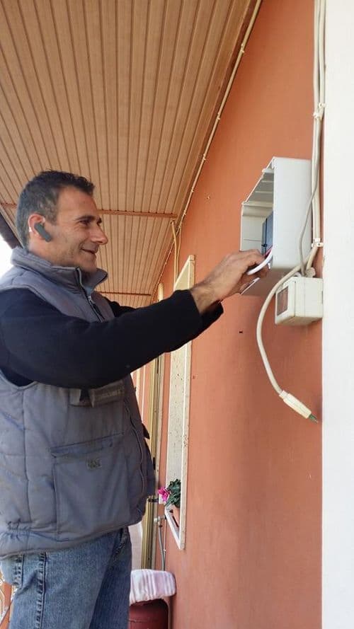 Franco Cerminara al lavoro